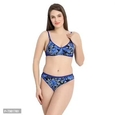 Earmark Women's Flower Ashu Lingerie Set (Multicolor, 30) - Pack of 3-thumb3