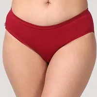 Women Cotton Hipster Multicolor Panties Pack of 6-thumb3