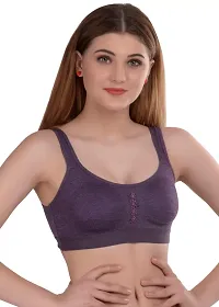 Stylish Multicoloured Cotton Solid Bras For Women-thumb1