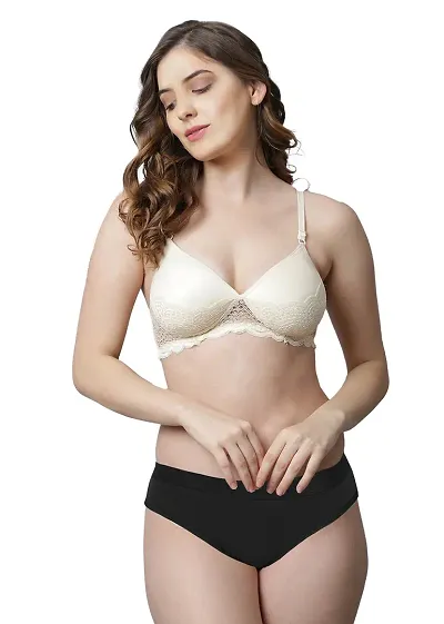 Classy Solid Lingerie Set For Women