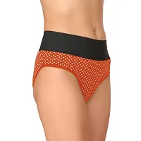 Stylish Red Cotton Blend  Briefs For Women-thumb1