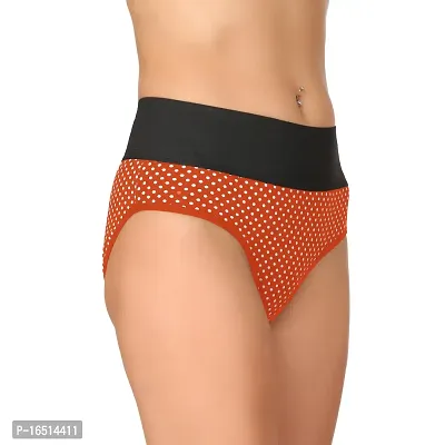 Stylish Red Cotton Blend  Briefs For Women-thumb2