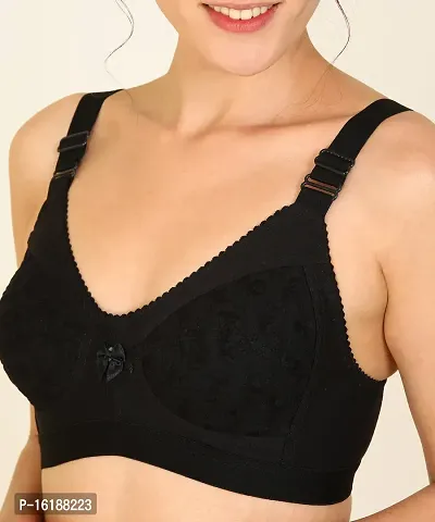 Stylish Cotton Solid Bras For Women- Pack Of 3-thumb4