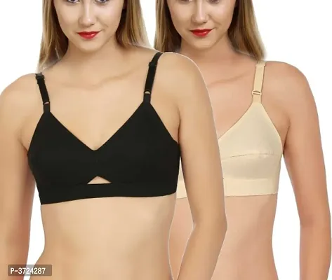 Pack Of 2 Non-Padded Basic Bra-thumb0