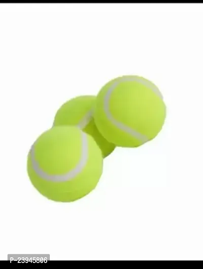 Cricket Tennis Ball Green Color Pack Of 3-thumb0