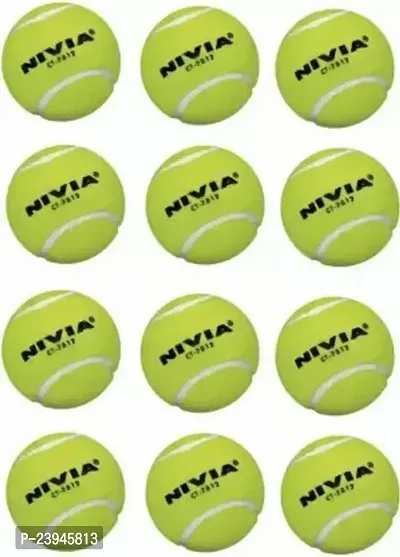 Yellow Cricket Tennis Ball Pack Of 12