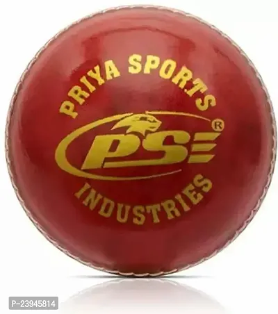 Cricket Leather Ball Pack Of 1 Red