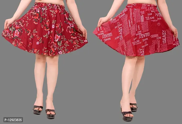 One Amore Gorgeous Fabulous Women And Girls Western Skirts-thumb0