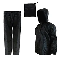 Waterproof raincoat jacket, lower and carry bag with multiple pockets, premium zip for men and women for bike riding combo pack of 2 SIZE L-thumb3