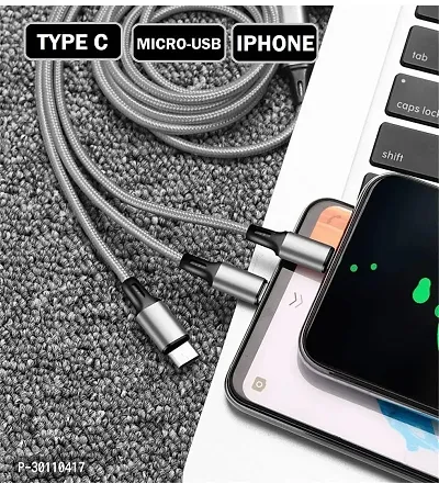 modern USB 3 in 1 Magnetic Changer Mobile Charging Cable