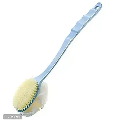 2 IN 1 loofah with handle, Bath Brush, back scrubber, for women, for bathing (Multi-Color) 1 PEC