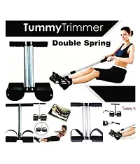 Tummy Trimmer Double Spring Ab Exerciser Fat Burner for Men  Women Ab Exerciser (Black)-thumb2