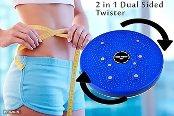 3 in 1 Tummy Twister Abdominal Abs Exerciser Body Toner-Fat Buster Multipurpose Workout Machine Fitness Equipment Waist Trimmer Equipment for Men and Women (Multicolor)