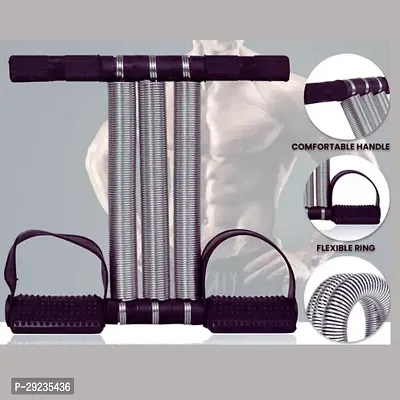 Triple Spring Tummy Trimmer for Men and Women(Black)