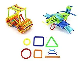 Assembly Colorful Straw Educational Building Blocks for Kids-thumb1