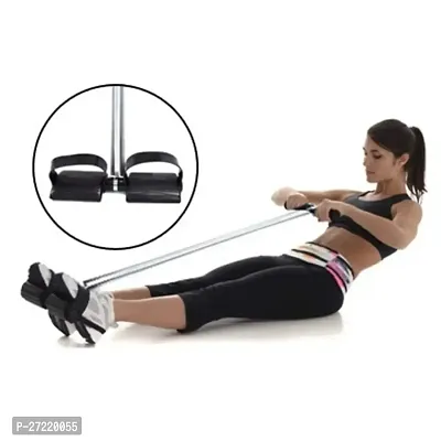 Tummy Trimmer Single Spring Ab Exerciser Fat Burner (Black)-thumb2