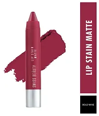 Beauty Lip Stain Matte Lipstick Lipstick (Bold Wine)-thumb3