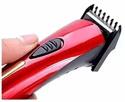 Long Wire Electric Shaver Trimmer Clipper Trimmer 90 min Runtime 2 Length Settings  (Red)-thumb1