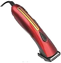 Long Wire Electric Shaver Trimmer Clipper Trimmer 90 min Runtime 2 Length Settings  (Red)-thumb2