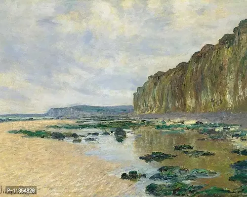 Artangle Claude Monet - Low Tide at Varengeville, 1882 Print