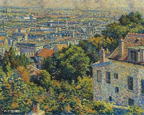 Artangle Maximilien Luce - Montmartre, Cortot Street, View on Saint-Denis, 1900 Print-thumb0