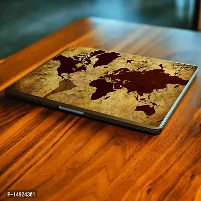 Seven Rays Grunge Vintage World Map Laptop Skin-thumb5