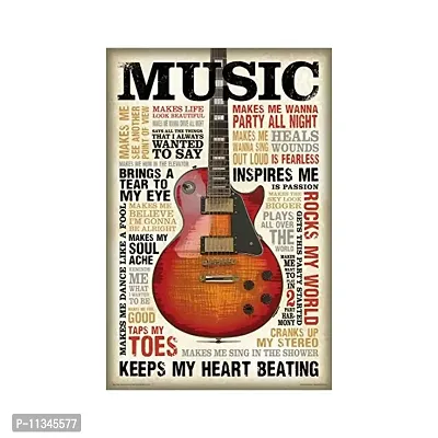 Bcreative ""Music Inspires Me (Officially Licensed) Poster by Seven Rays-thumb0