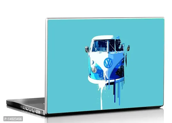 Seven Rays Vintage Wagen Laptop Skin Covers Fits for All Models for Screen Size Dimensions - 15 x 10 Inches-thumb0