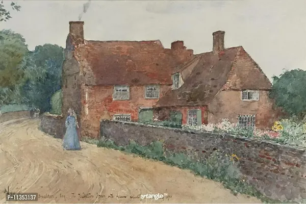 Artangle Frederick Childe Hassam - Broadstairs Cottage, 1890 Print