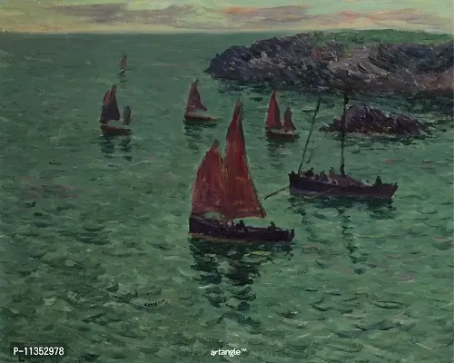 Artangle Henry Moret - The Sea with Pinnaces, 1897 Print-thumb0