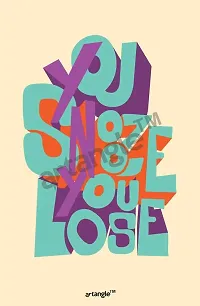 Artangle You Snooze You Lose Poster-thumb1