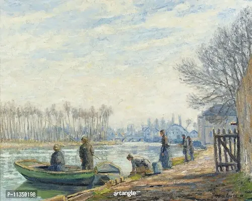 Artangle Francis Picabia - Fishermen at Moret-sur-Loing, 1904-05 Print