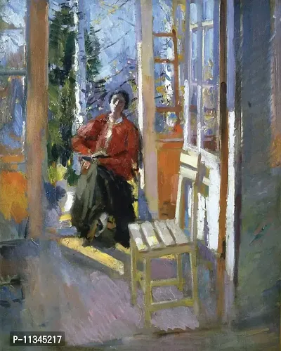Artangle Constantin Korovin - On the Terrace Print