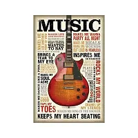 Bcreative ""Music Inspires Me (Officially Licensed) Poster by Seven Rays-thumb1
