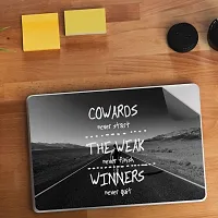 Seven Rays Winners Never Quit Laptop Skin Covers Fits for All Models for Screen Size Dimensions - 38.1 cm x 25.4 cm (15 x 10 Inches)-thumb3