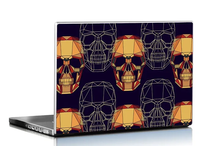 Seven Rays Skull Laptop Skin