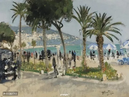 Artangle Pierre-Eugene Montezin - Promenade des Anglais, Nice Print