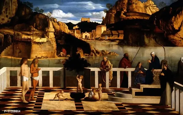 Artangle Giovanni Bellini o Giambellino - Allegoria sacra Print-thumb0