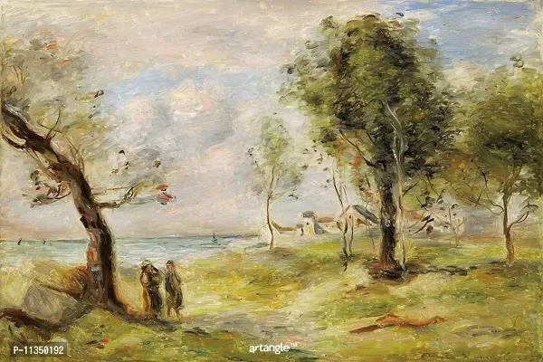 Artangle Pierre Auguste Renoir - Landscape (After Corot), 1897-98 Print-thumb0