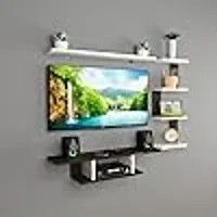 Wood Konrad Wall Mount Tv Entertainment Unit Stand-thumb1