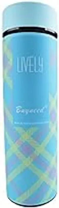 Glass Sky Blue Thermal Water Bottle For Kids