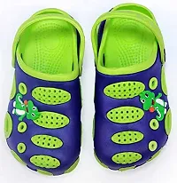 LIGHTER HOUSE? Cutest Dinosaur Clogs Print for Little Kids Beach Water Shower Pool Slippers Summer (01 Pair) Size - EURO-32 (5.5-6 Years) Green-thumb2