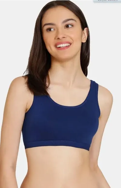 Thin Strap Sports Air Bra - Stretchable, Seamless Bras for Women, Girls - Without Hook, Non Padded for Night Sleeping