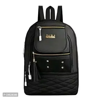 Fashionable Black Backpack For Ladies-thumb0