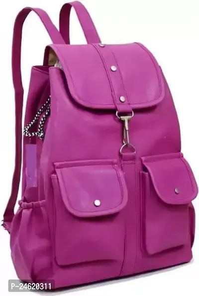 Fashionable Pink Backpack For Ladies