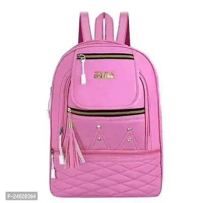 Fashionable Pink Backpack For Ladies-thumb0