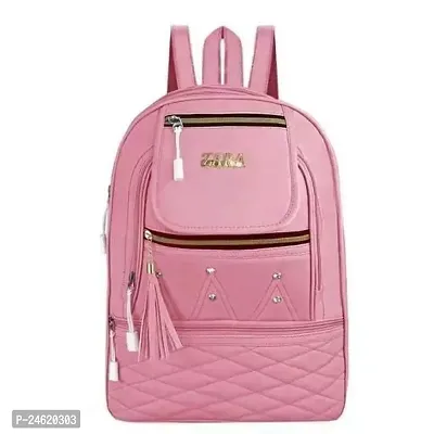 Fashionable Pink Backpack For Ladies