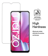 Lustree Realme narzo 20 /Realme narzo 20A edge to edge full screen coverage tempered glass for Realme narzo 20 /Realme narzo 20A-thumb1