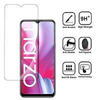 Lustree Realme narzo 20 /Realme narzo 20A edge to edge full screen coverage tempered glass for Realme narzo 20 /Realme narzo 20A-thumb2