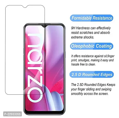 Lustree Realme narzo 20 /Realme narzo 20A edge to edge full screen coverage tempered glass for Realme narzo 20 /Realme narzo 20A-thumb4